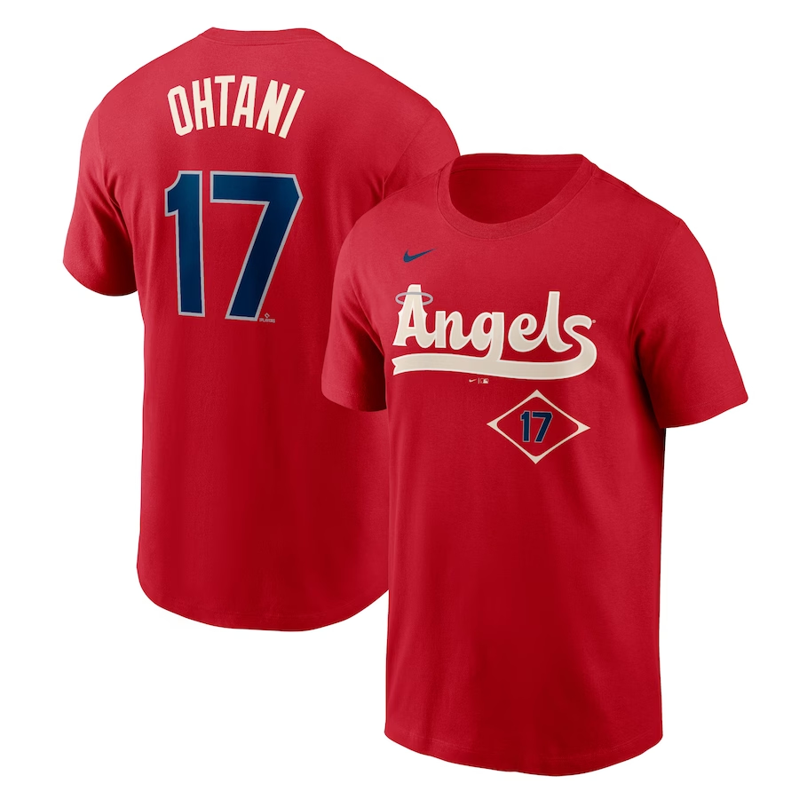 MLBW-032 SHOHEI OHTANI LOS ANGELES ANGELS NIKE 2022 CITY CONNECT T-SHIRT《レッド》