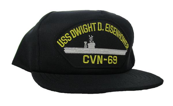USC-044 USS DWIGHT D. EISENHOWER CVN-69 CAP《ブラック》