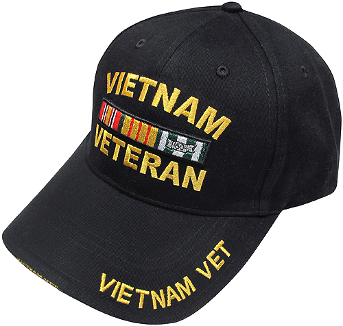 USC-024 VIETNAM VETERAN MILLITARY CAP《ブラック》