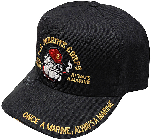 USC-034 MARINE BULLDOG CAP《ブラック》