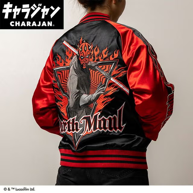 UKSL-024 STAR WARS スター・ウォーズ ダース・モール スカジャン《ブラック×レッド》