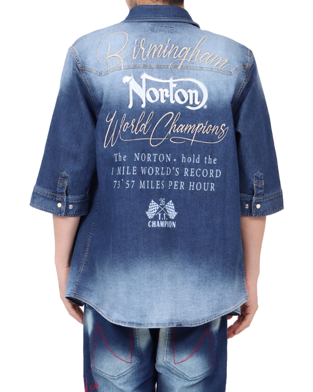 Norton デニムシャツシャツ