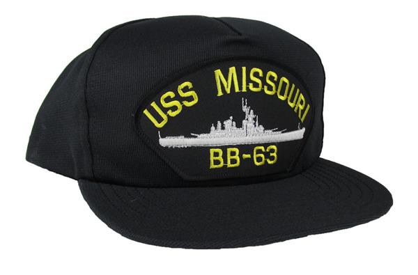 USC-045 USS MISSOURI BB-63 CAP《ブラック》